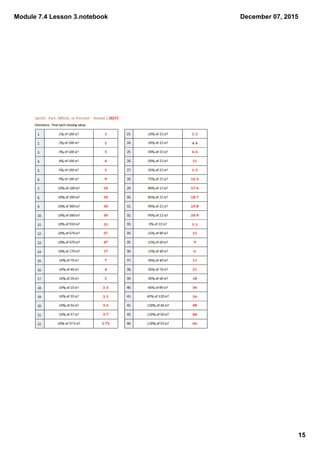 Module 7.4 Lesson 3.notebook
15
December 07, 2015
 