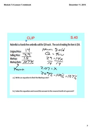 Module 7.4 lesson 7 | PDF