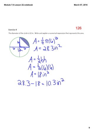 Module 7.6 Lesson 22.notebook
9
March 07, 2016
126
 