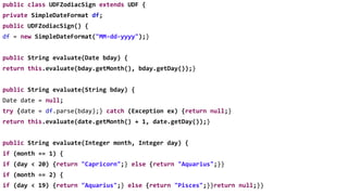 Advance Hive, NoSQL Database (HBase) - Module 7 | PPT