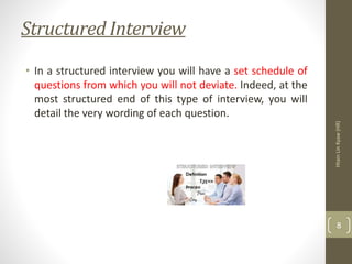 Interview techniques | PPTX