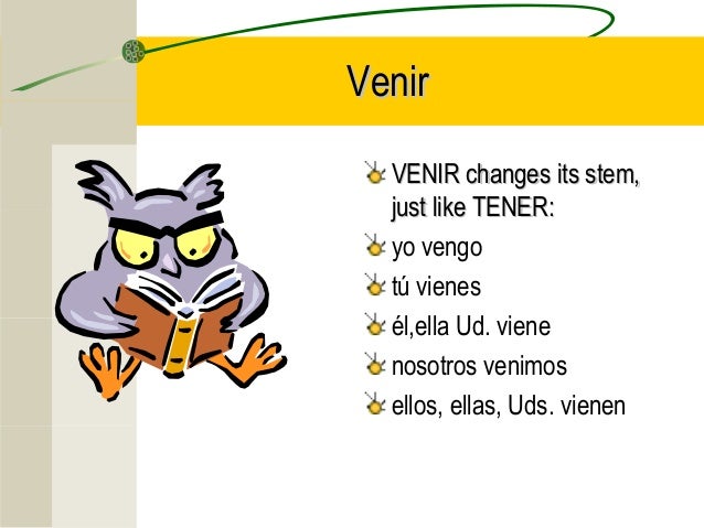 Module 7 irregular yo verbs