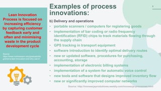 Lean Innovation for Micro Enterprises Module 7 Lean Innovation ...