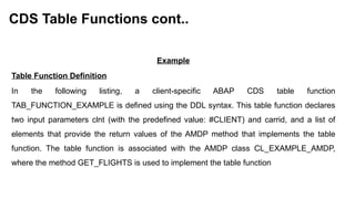 Cds Table Function Loop Example _Module 7_ AMDP_ SAP ABAP (HANA) Course (1).pptx