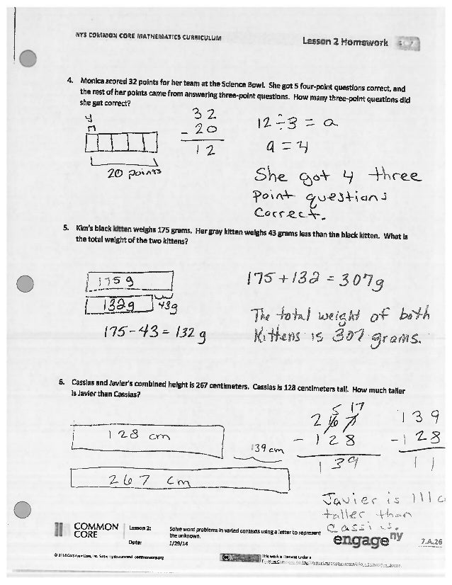 lesson 12 homework answer key grade 6