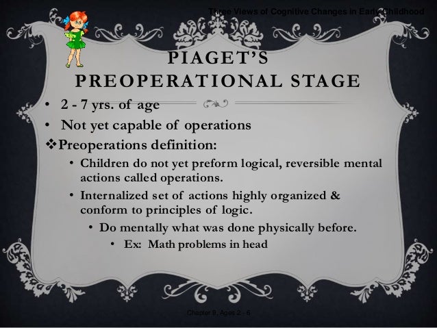 piaget mental operations