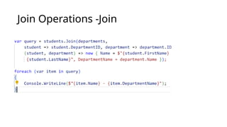 Join Operations -Join
 