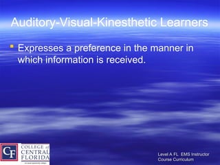 Module 7 Learning Styles.ppt.learning styles description | PPT