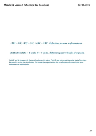Module 8.2 Lesson 4 Reflections Day 1.notebook
24
May 05, 2016
 