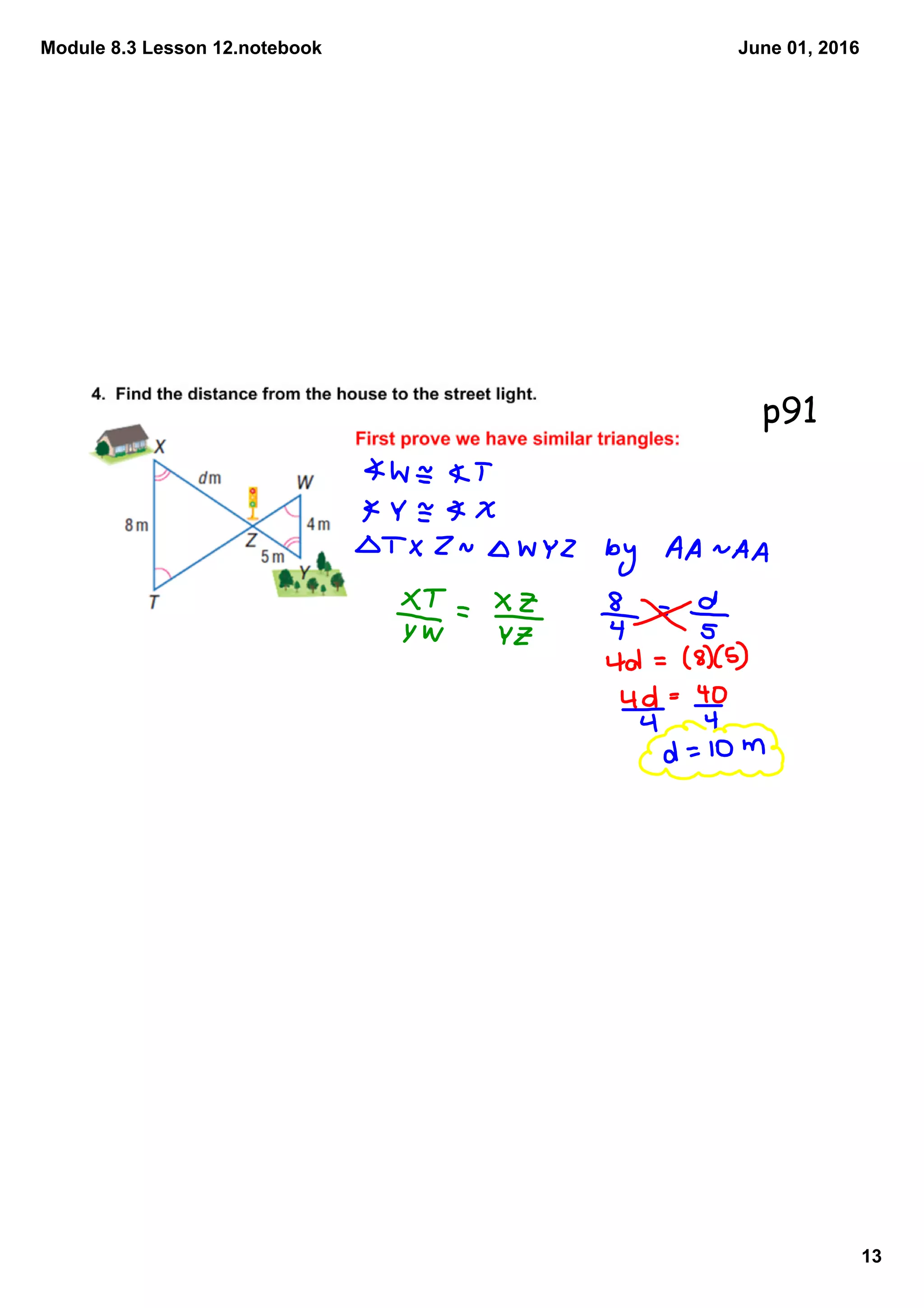 Module 8.3 Lesson 12.notebook
13
June 01, 2016
p91
 
