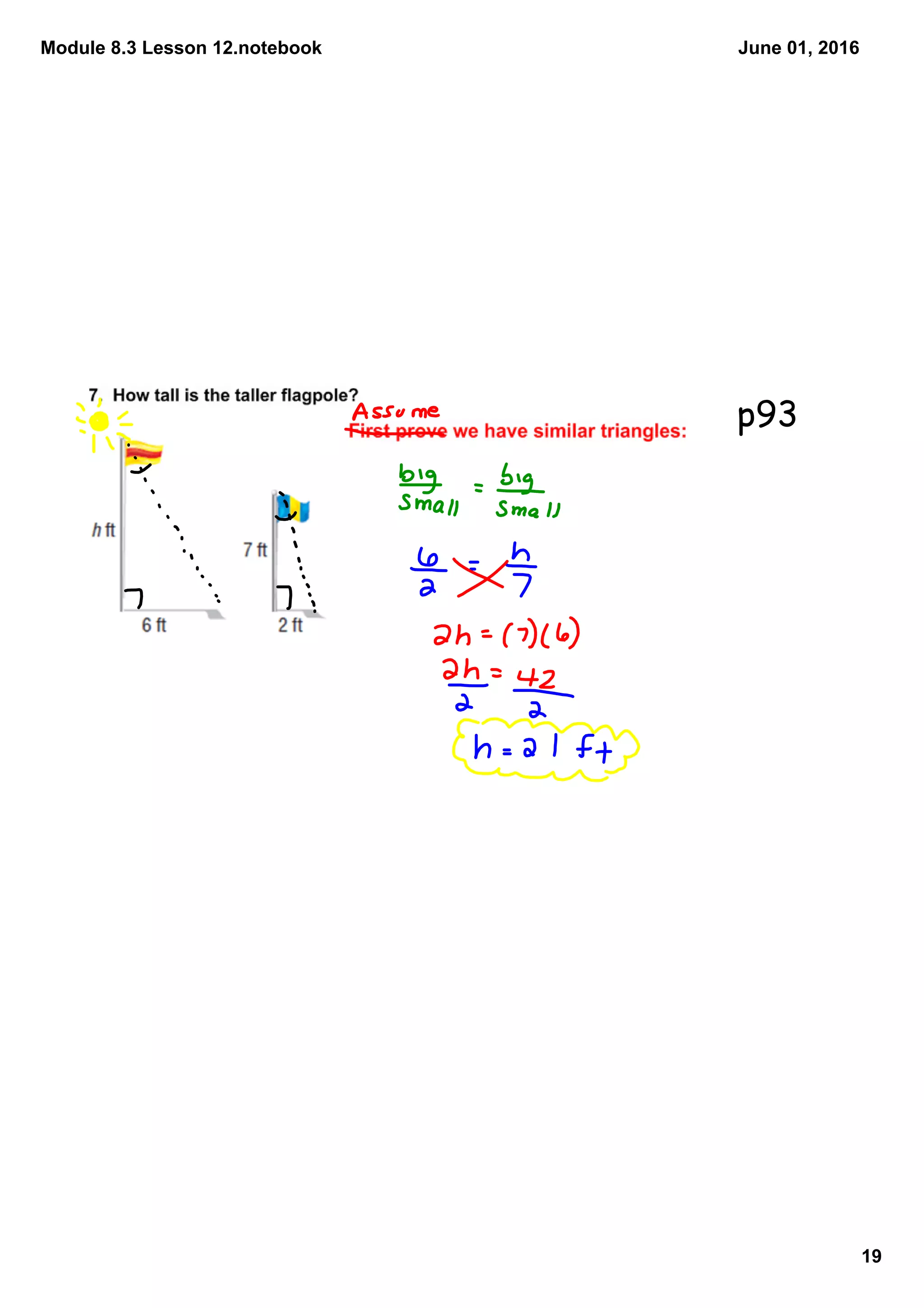 Module 8.3 Lesson 12.notebook
19
June 01, 2016
p93
 