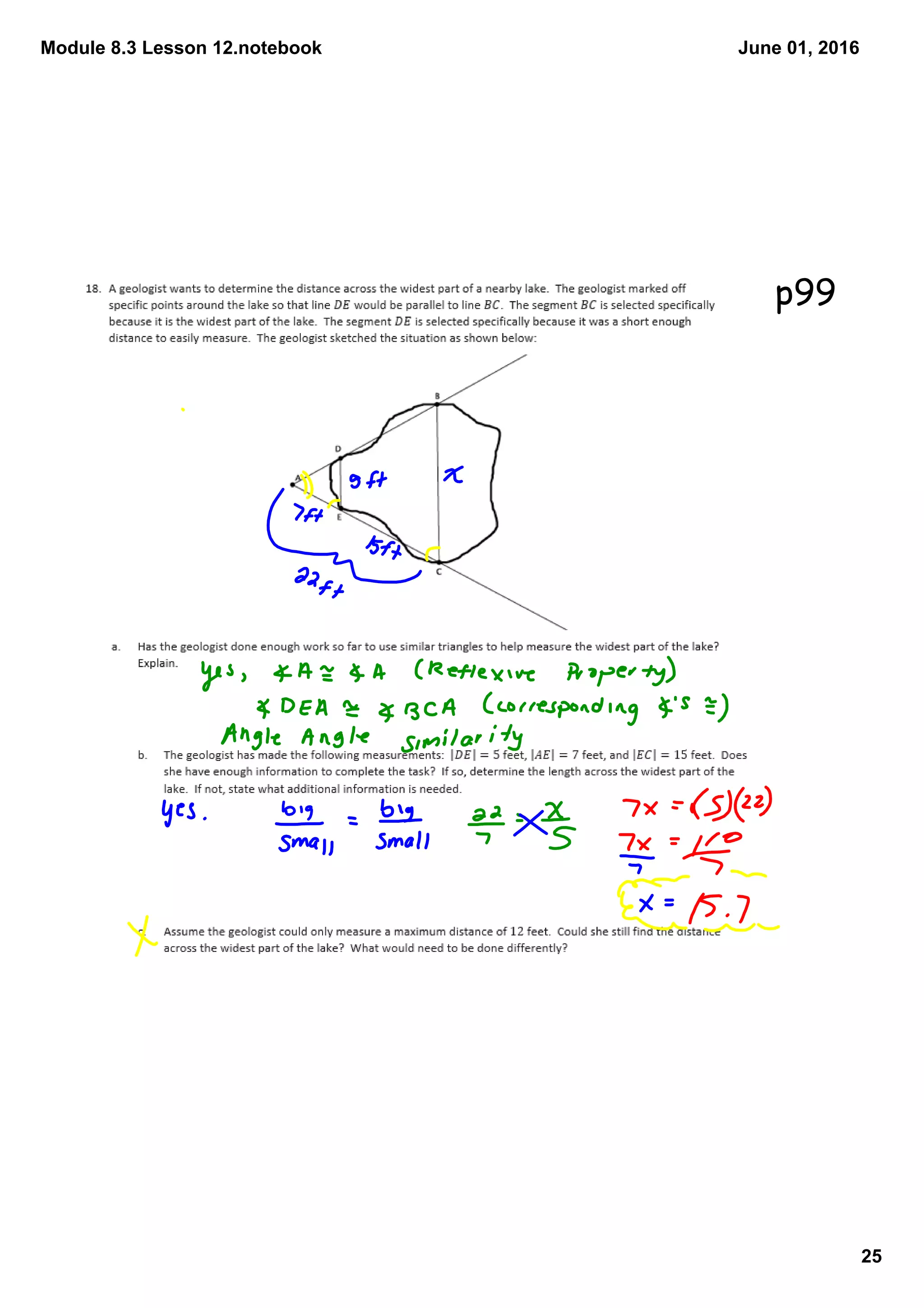Module 8.3 Lesson 12.notebook
25
June 01, 2016
p99
 