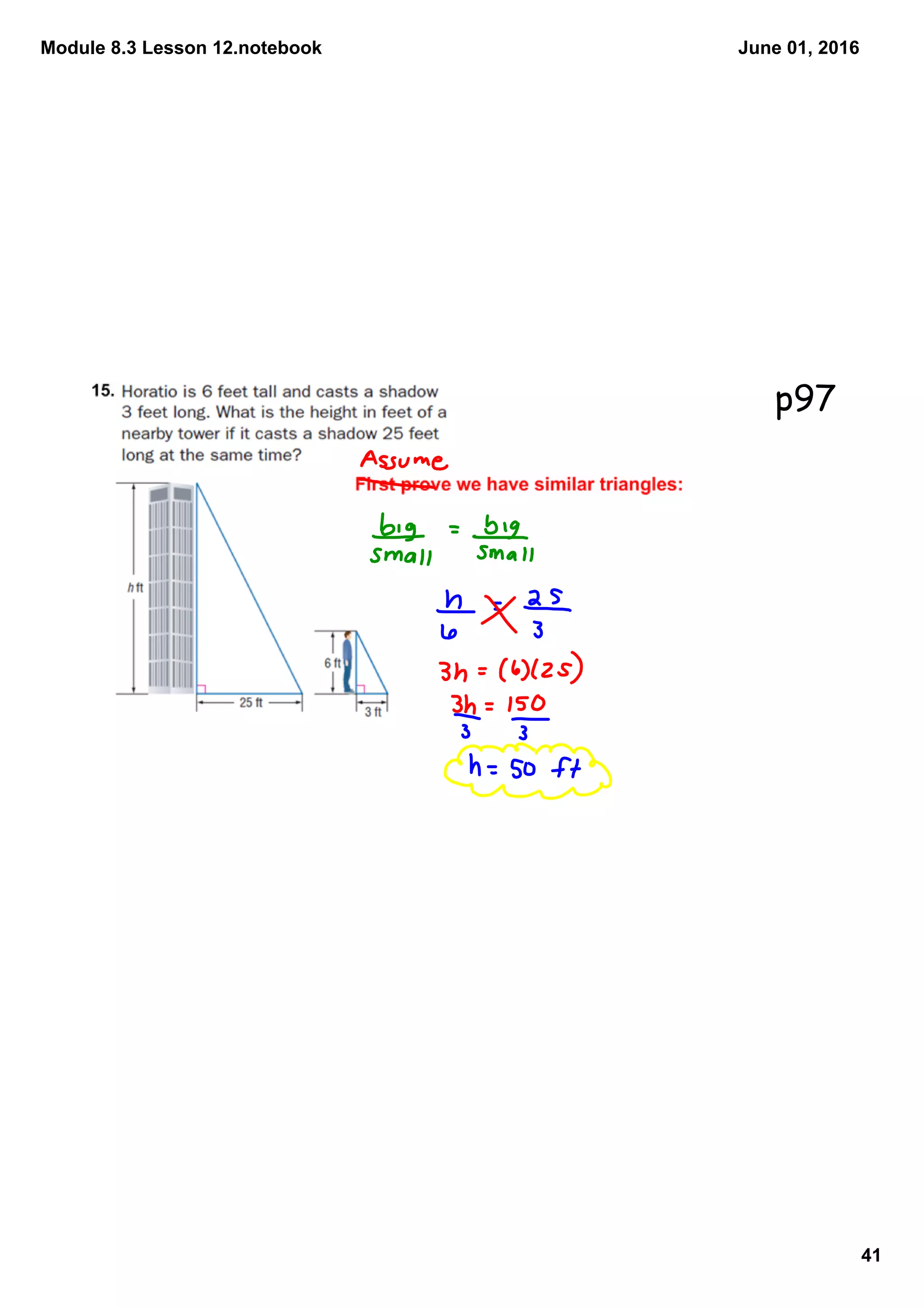 Module 8.3 Lesson 12.notebook
41
June 01, 2016
p97
 