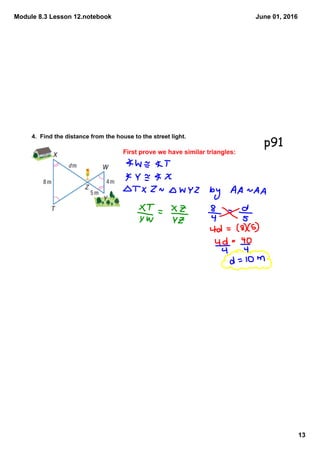 Module 8.3 Lesson 12.notebook
13
June 01, 2016
p91
 