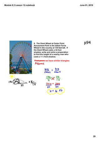 Module 8.3 Lesson 12.notebook
29
June 01, 2016
p94
 