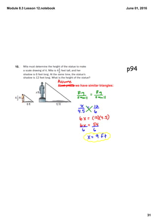 Module 8.3 Lesson 12.notebook
31
June 01, 2016
p94
 