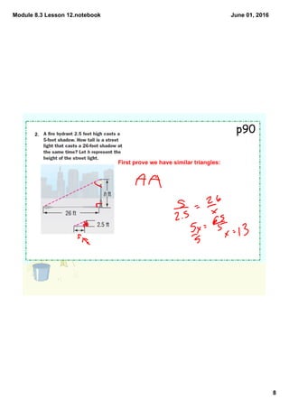 Module 8.3 Lesson 12.notebook
8
June 01, 2016
p90
 