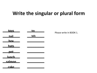 Module 8: Singular and Plural | PDF