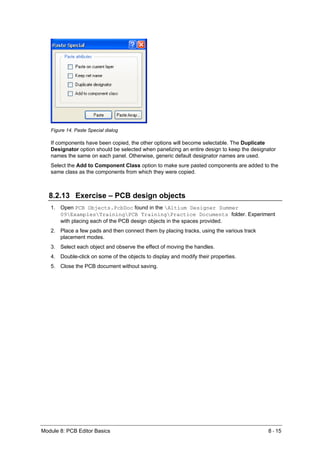 Module 8 pcb editor basics | PDF