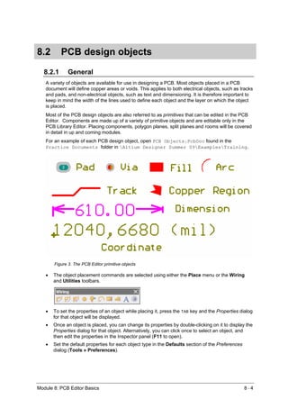 Module 8 pcb editor basics | PDF