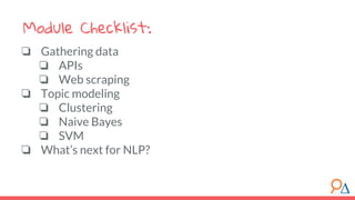 Module 9: Natural Language Processing Part 2 | PDF