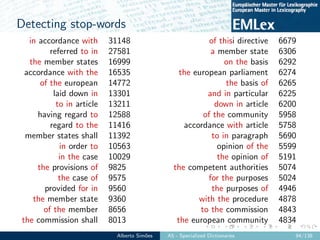 EMLex-A5: Specialized Dictionaries Slide 103