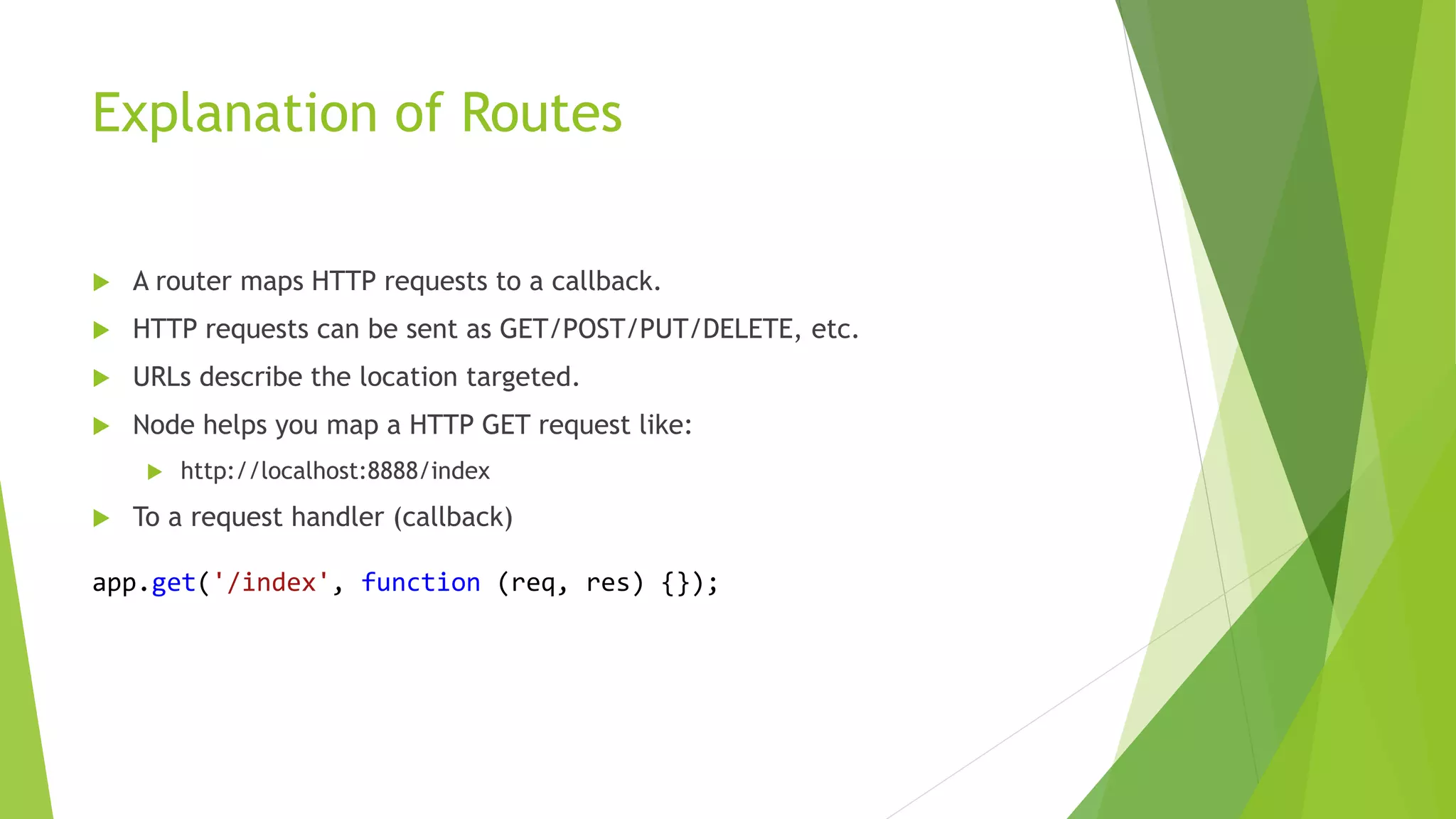 Module design pattern i.e. express js | PPT