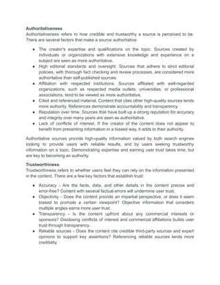 Module_ E-E-A-T (Experience, Expertise, Authoritativeness, and ...