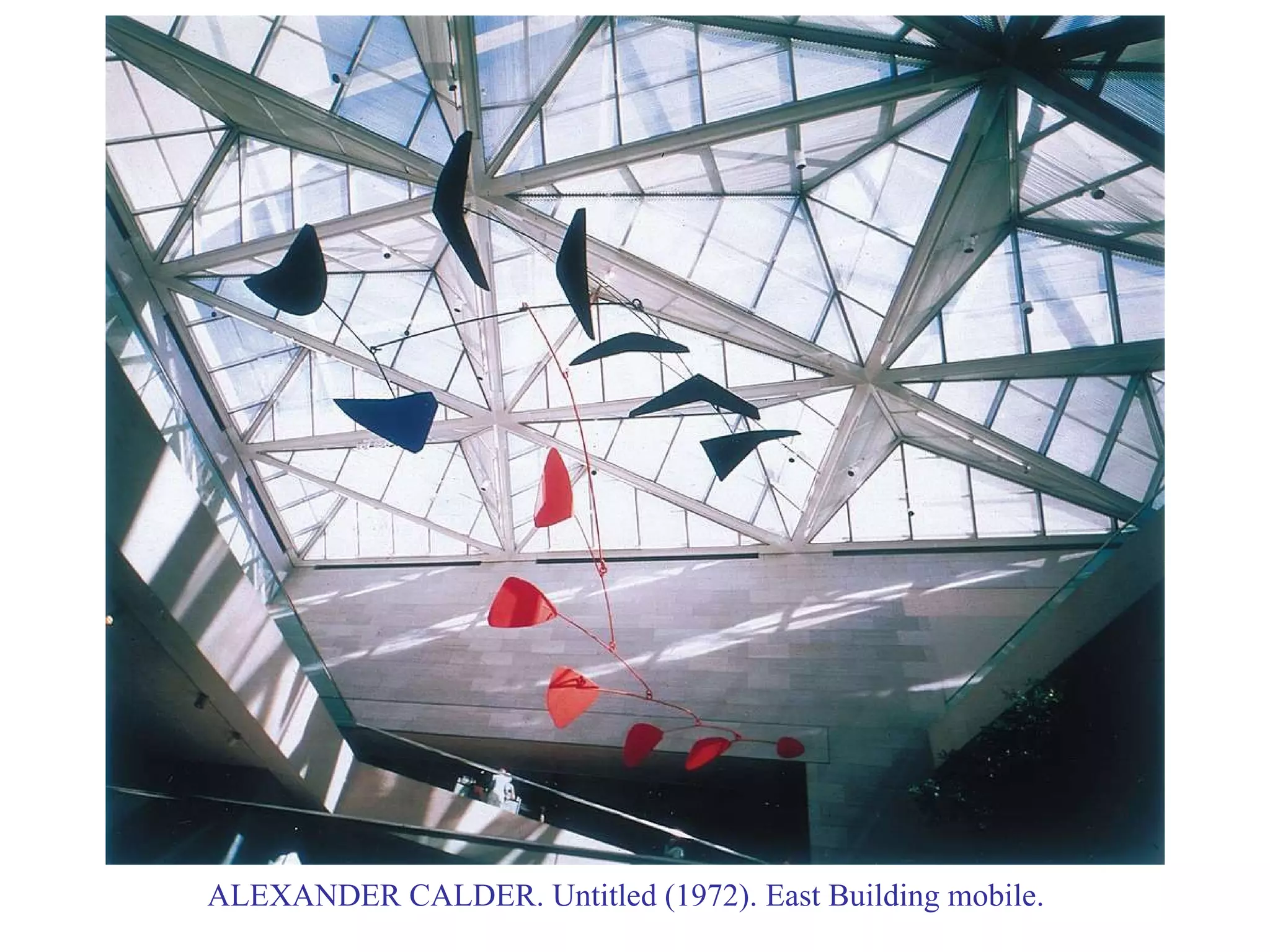 ALEXANDER CALDER. Untitled (1972). East Building mobile.  