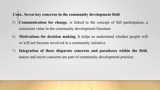 COMMUNITY DEVELOPMENT THEORY AND PRACTICE MODULE FOUR .pptx