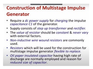 module Geneation of impulse voltage.pptx