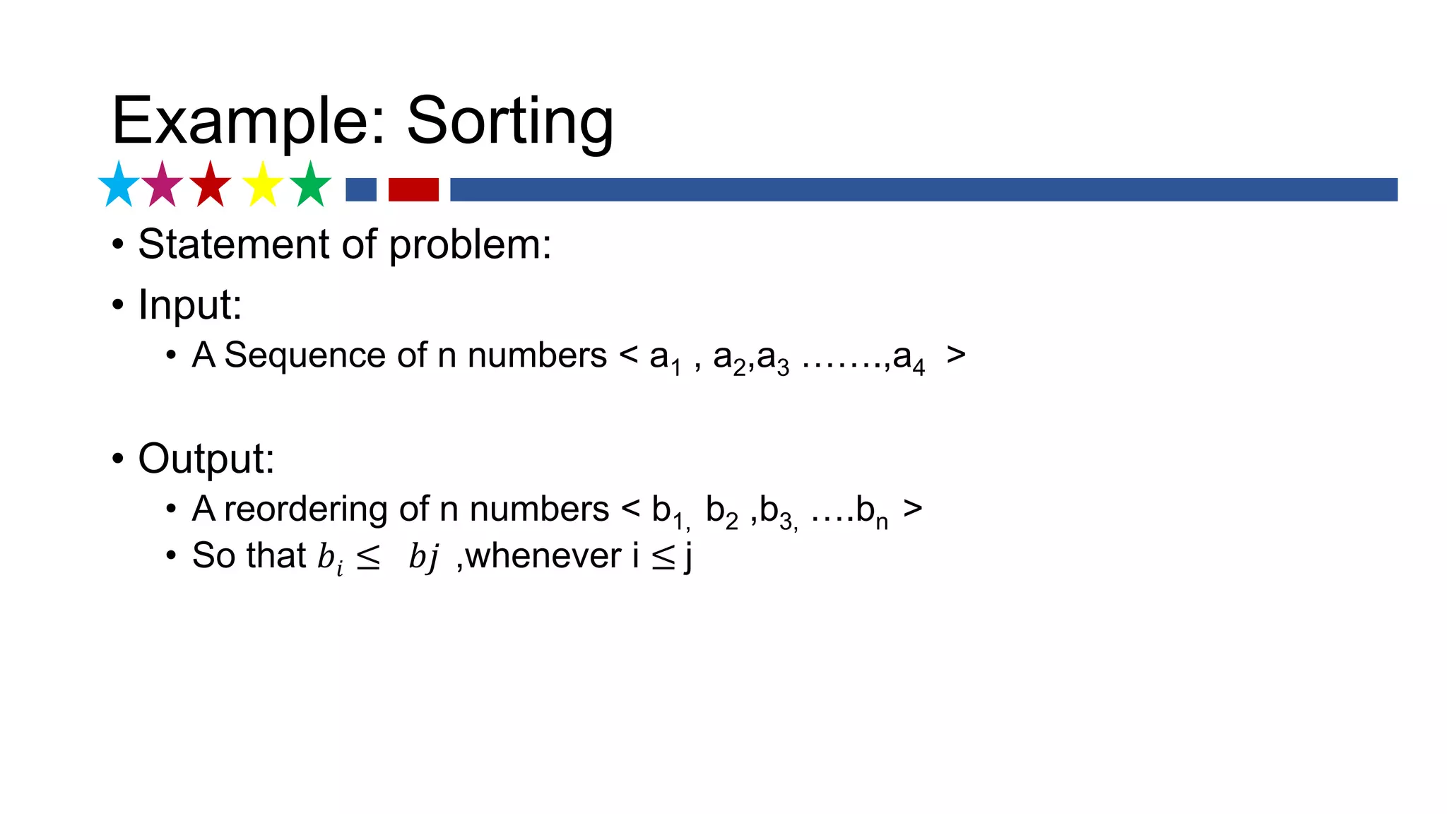 Introduction to Algorithm | PPT