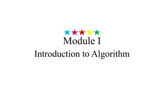 Introduction to Algorithm | PPT