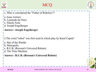 Comprehensive Course on Robotics and Machine Vision Systems ...