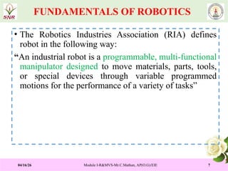Comprehensive Course on Robotics and Machine Vision Systems ...