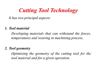 Theory of metal cutting-module II