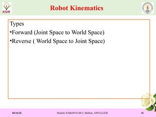 Comprehensive Study of Robotics and Machine Vision Systems: Kinematics ...