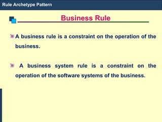 Software Architecture and Project Management Module II archetype ...