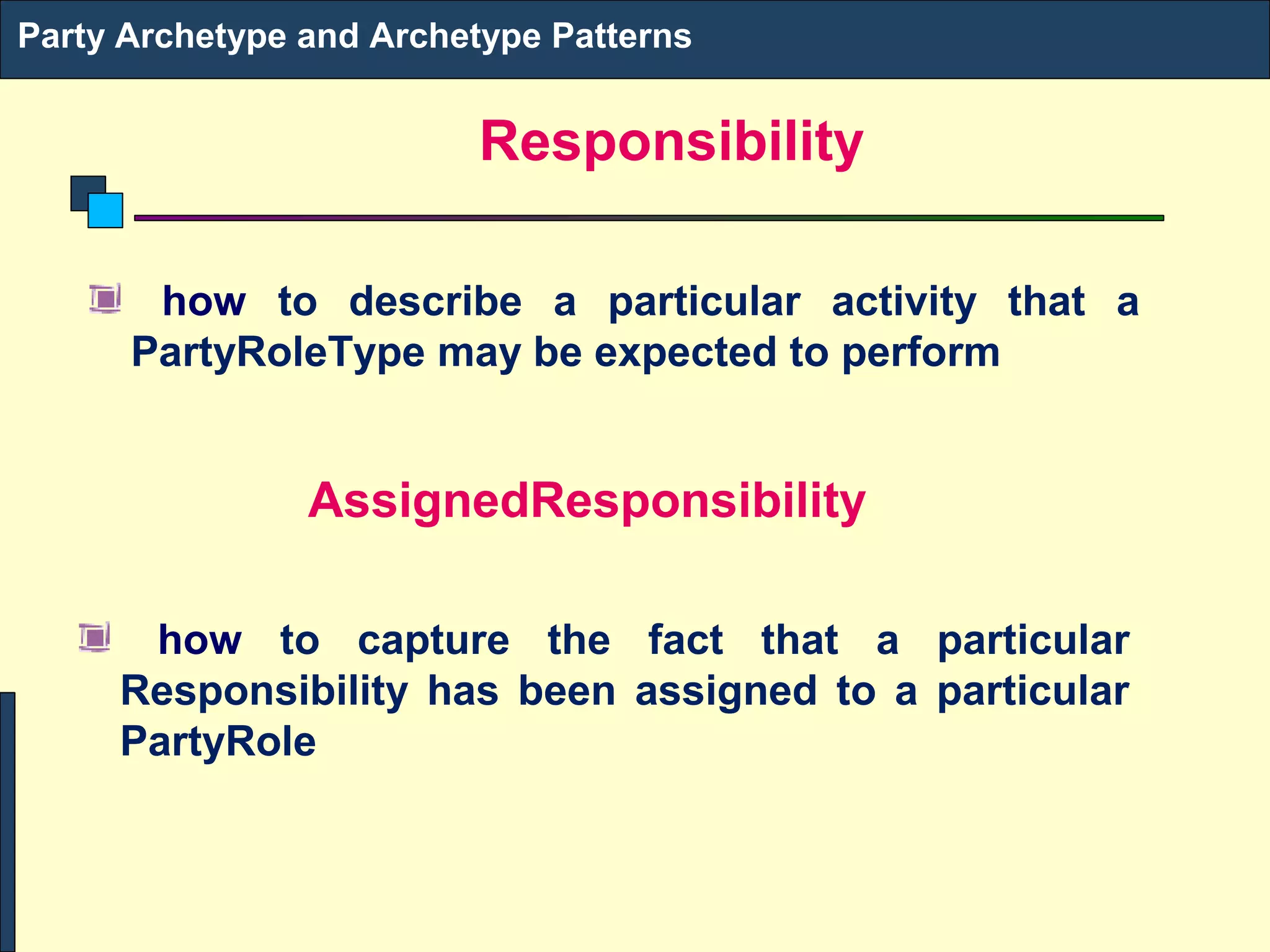 Module ii archetype pattern | PPT