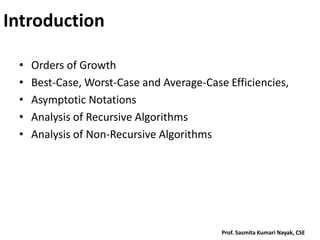 Module III - 1 - Orders of Growth.p df | PPT