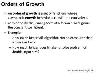 Module III - 1 - Orders of Growth.p df | PPT