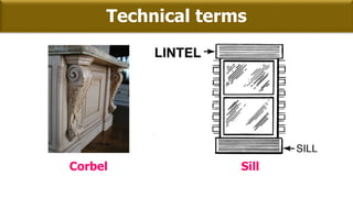 Corbel Sill
Technical terms
 