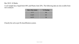 Particle Size Distribution & Classification of Soil | PDF