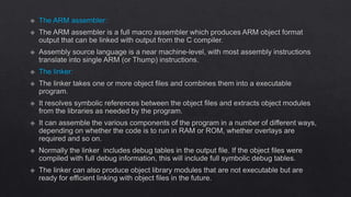 MODULE III - ARM architecture EMBEDDED SYSTEMS
