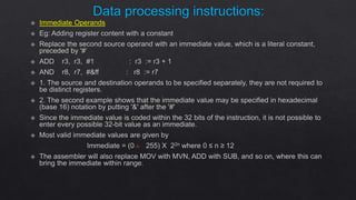 MODULE III - ARM architecture EMBEDDED SYSTEMS