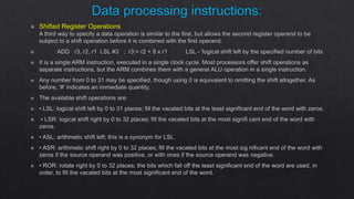 MODULE III - ARM architecture EMBEDDED SYSTEMS