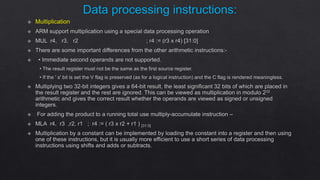 MODULE III - ARM architecture EMBEDDED SYSTEMS