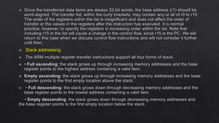 MODULE III - ARM architecture EMBEDDED SYSTEMS