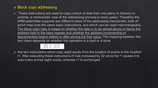 MODULE III - ARM architecture EMBEDDED SYSTEMS