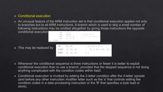 MODULE III - ARM architecture EMBEDDED SYSTEMS